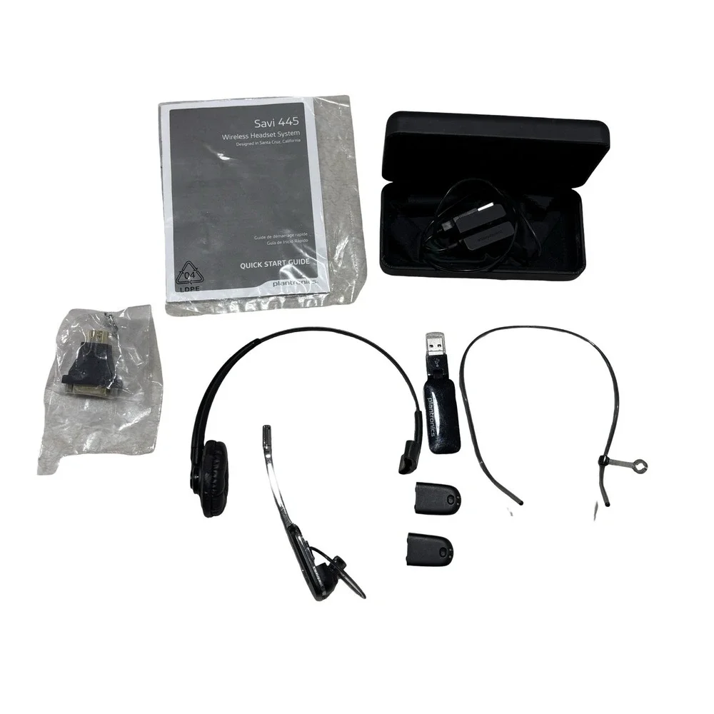 Plantronics Savi W445 Wireless Headset System *FLAWED*